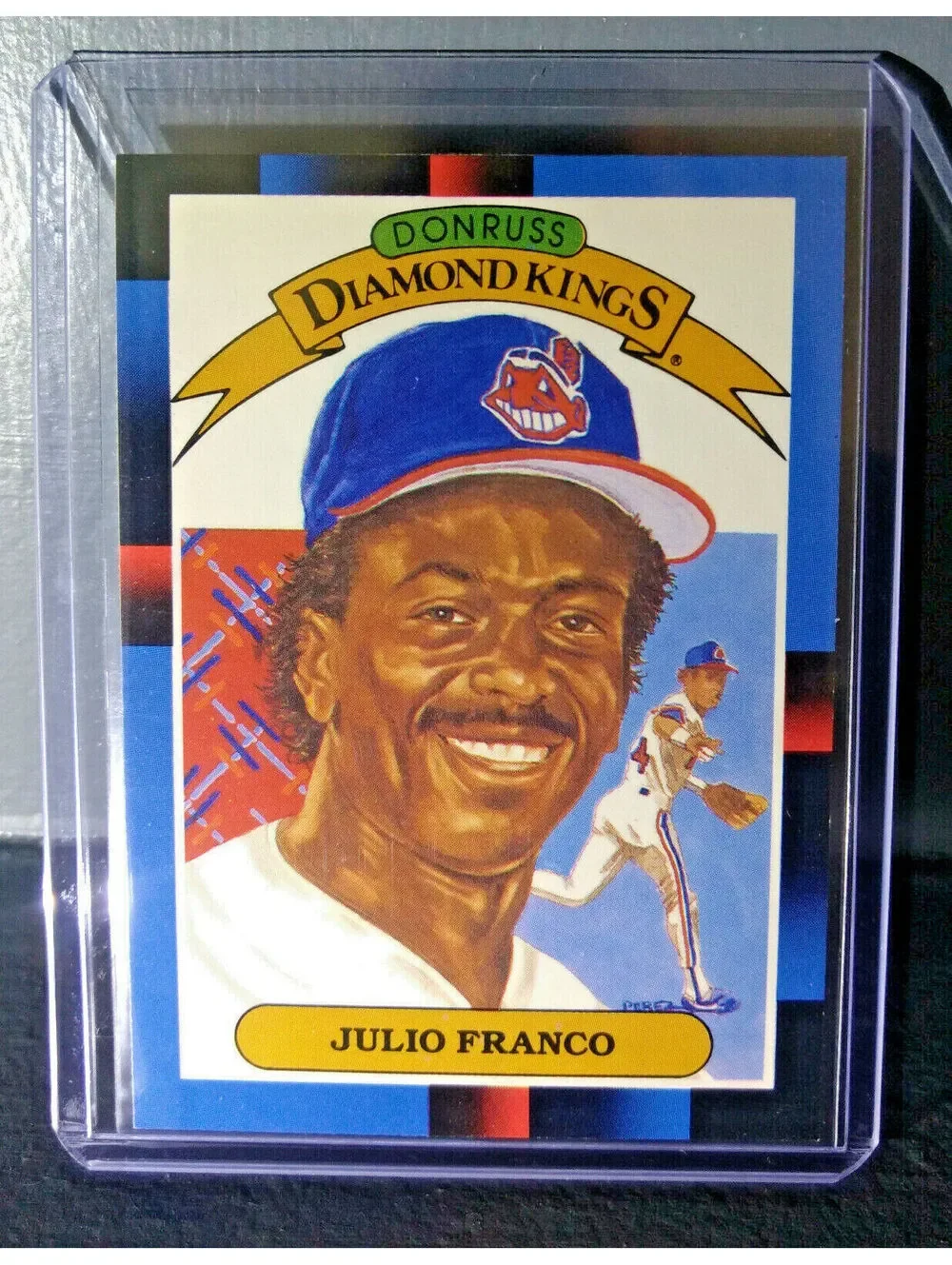 1988 Julio Franco Donruss Diamond Kings #10 Baseball Card